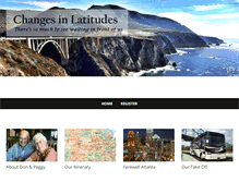 Tablet Screenshot of changes-in-latitudes.com